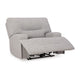 Ashley Marissa Wide Seat Power Recliner Chair Gray Polyester Soft Cushioned BM329049
