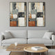Ashley Briggs Wall Art, Multicolor Abstract Modernist Design, Canvas 48x72