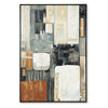 Ashley Briggs Wall Art, Multicolor Abstract Modernist Design, Canvas 48x72