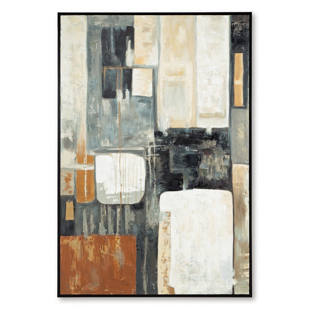 Ashley Briggs Wall Art, Multicolor Abstract Modernist Design, Canvas 48x72