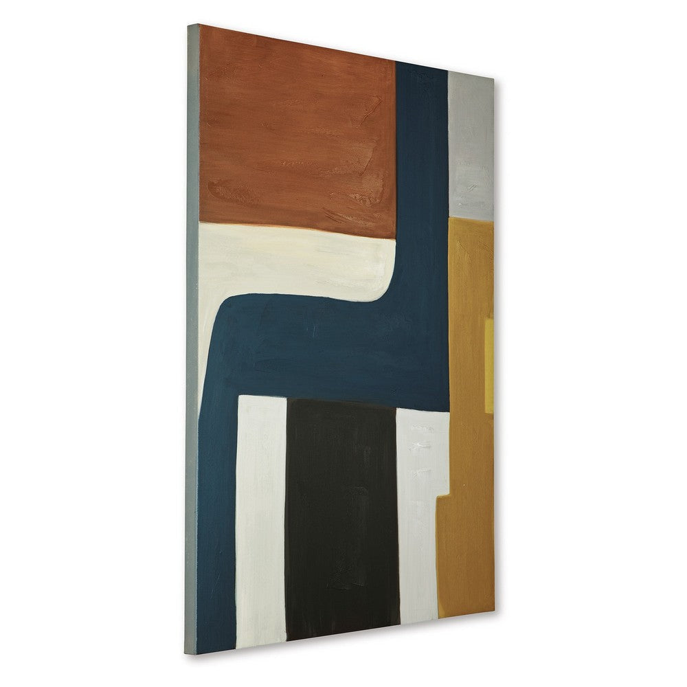 Ashley Sawyer Wall Art Multicolor Abstract Modernist Design Canvas 36x48 BM329061