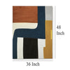 Ashley Sawyer Wall Art, Multicolor Abstract Modernist Design, Canvas 36x48