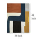 Ashley Sawyer Wall Art, Multicolor Abstract Modernist Design, Canvas 36x48