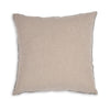 Ashley Square Accent Throw Pillow 20 Inch Striped Black Cotton Gray Brown BM329062
