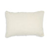 Ashley Lumbar Accent Throw Pillow Gray White Embossed Stripes 14 x 20 BM329064
