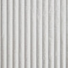 Ashley Visha Throw Blanket, Jacquard Faux Fur Stripes, Modern White Polyester