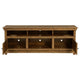 Ayne TV Stand Media Cabinet 2 Doors and 4 Shelves Brown Wood 70 Inch