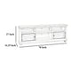 Ayne TV Stand Media Cabinet 2 Doors and 4 Shelves Brown Wood 70 Inch