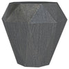 Cinti Accent Side Table Gemstone Shape Natural Gray Mango Wood