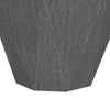 Cinti Accent Side Table Gemstone Shape Natural Gray Mango Wood