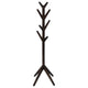 Margo Coat Rack 8 Hooks and Tree Inspired Design Brown Solid wood