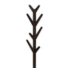 Margo Coat Rack 8 Hooks and Tree Inspired Design Brown Solid wood