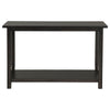 Ayne Console Table 1 Bottom Shelf Classic Black Wood Frame 47 Inch