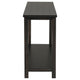 Ayne Console Table 1 Bottom Shelf Classic Black Wood Frame 47 Inch