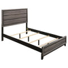 Mela 4pc Full Size Bedroom Set, Dresser, Nightstand, Mirror, Oak Gray