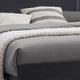 Dex 4 Piece Full Bedroom Set, Black, Gold Accents, LED Headboard