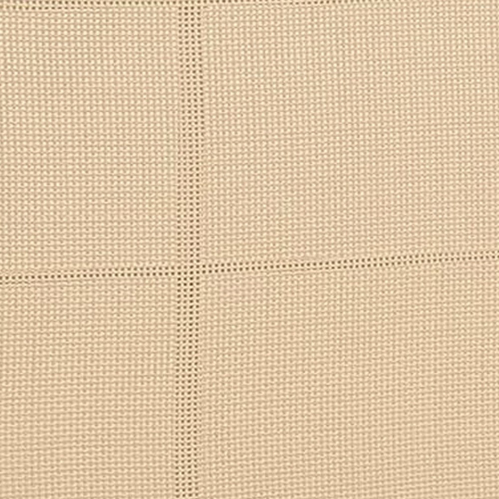 Ammy Queen Bed Radio Weave Headboard Brown Faux Rattan White Metal