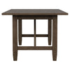 Andy Dining Table Removable Leaf Rectangular Brown Wood 76-94 Inch BM329281