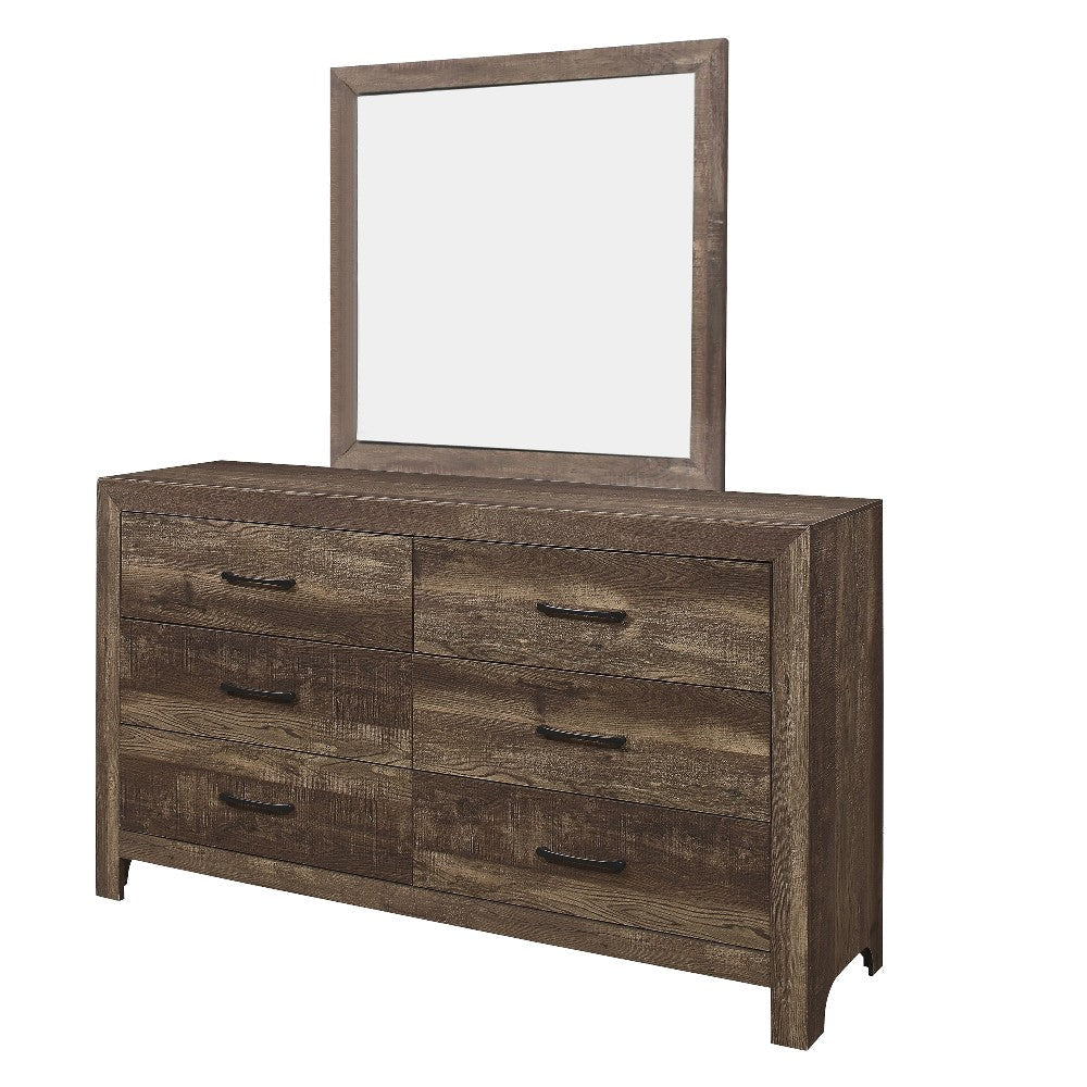 Bo 4 Piece Bedroom Set | Queen Size | Brown BM329296