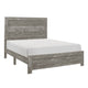 Eb 4 Piece Bedroom Set | Queen Size | Farmhouse Style | Gray Black BM329298
