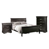 Ry 3 Piece Bedroom Set | Full Size | Modern Transitional | Black BM329302