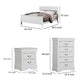 Ry 3 Piece Bedroom Set | Full Size | Modern Transitional | White BM329303