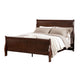 Poy 3 Piece Bedroom Set | Full Size | Cherry Brown | Metal Pull Handles BM329304