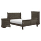 Fy 3 Piece Bedroom Set | Full Size | Stained Gray | Brass Handles BM329315