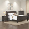 Fy 3 Piece Bedroom Set | Full Size | Stained Gray | Brass Handles