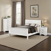 Fy 3 Piece Bedroom Set | Full Size | Classic White | Brass Handles