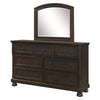 Oria 4 Piece Bedroom Set | Queen Size | Dark Brown | Round Knobs BM329319
