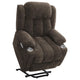 Limi Power Lift Recliner Chair Dark Brown USB Port Cupholders BM329617