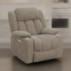Limi Power Lift Recliner Chair, Camel Brown, USB Port, Cupholders