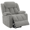 Limi Power Lift Recliner Chair Light Gray USB Port Cupholders BM329619