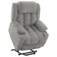 Limi Power Lift Recliner Chair Light Gray USB Port Cupholders BM329619