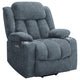 Limi Power Lift Recliner Chair Slate Blue USB Port Cupholders BM329620