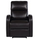 Nami Power Recliner Chair Plush Cushioned Espresso Brown Faux Leather BM329622