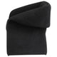 Allena Accent Chair Contemporary Sloped Arms Classic Black Fabric
