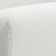 Fitz Accent Chair, Soft Ivory Boucle Cushions, Natural Brown Wood