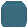Sanna Accent Bench Modern Channel Tufted Peacock Blue 54 Inch