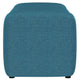 Sanna Accent Bench Modern Channel Tufted Peacock Blue 54 Inch