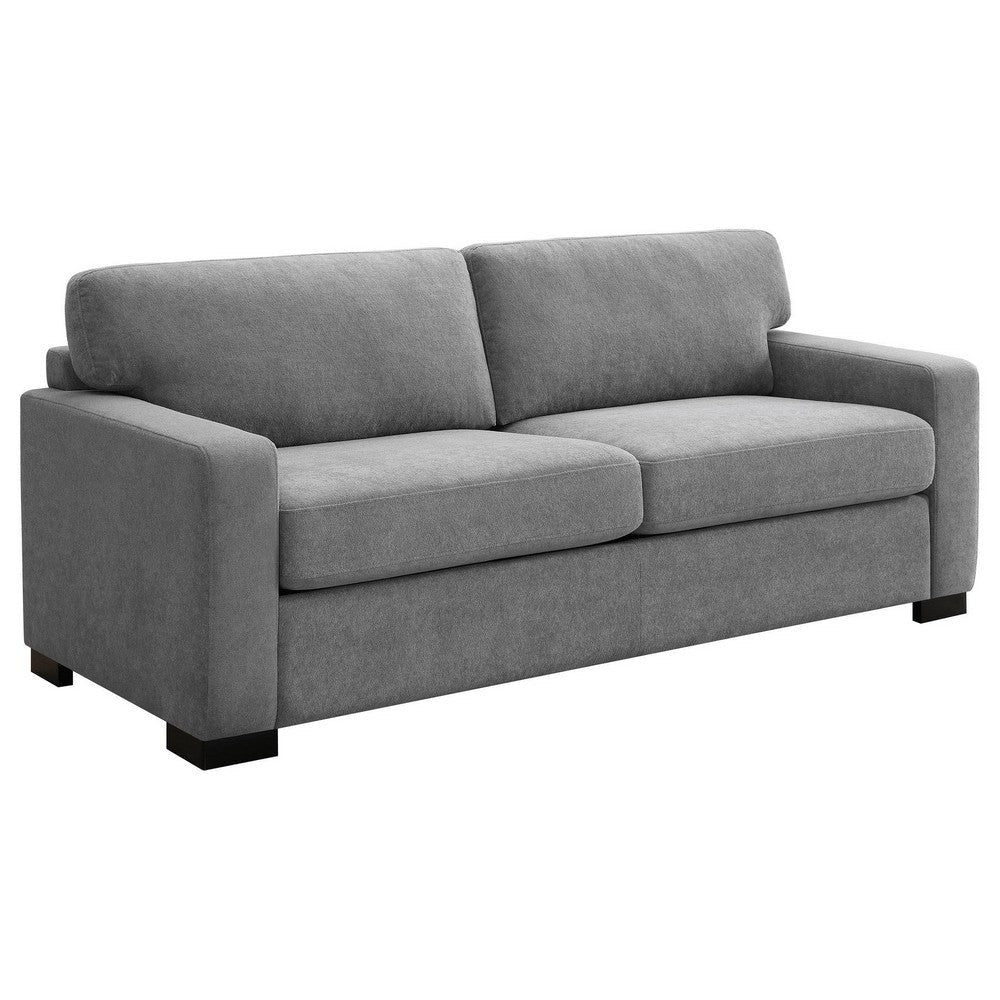 Simmi Sofa Sleeper with Queen Mattress, Light Gray Fabric, 82 Inch