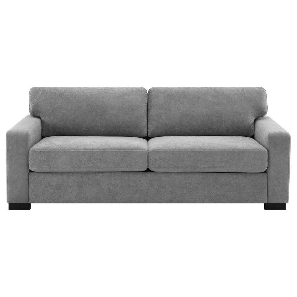 Simmi Sofa Sleeper with Queen Mattress Light Gray Fabric 82 Inch BM329668