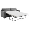 Simmi Sofa Sleeper with Queen Mattress Light Gray Fabric 82 Inch BM329668