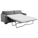 Simmi Sofa Sleeper with Queen Mattress Light Gray Fabric 82 Inch BM329668