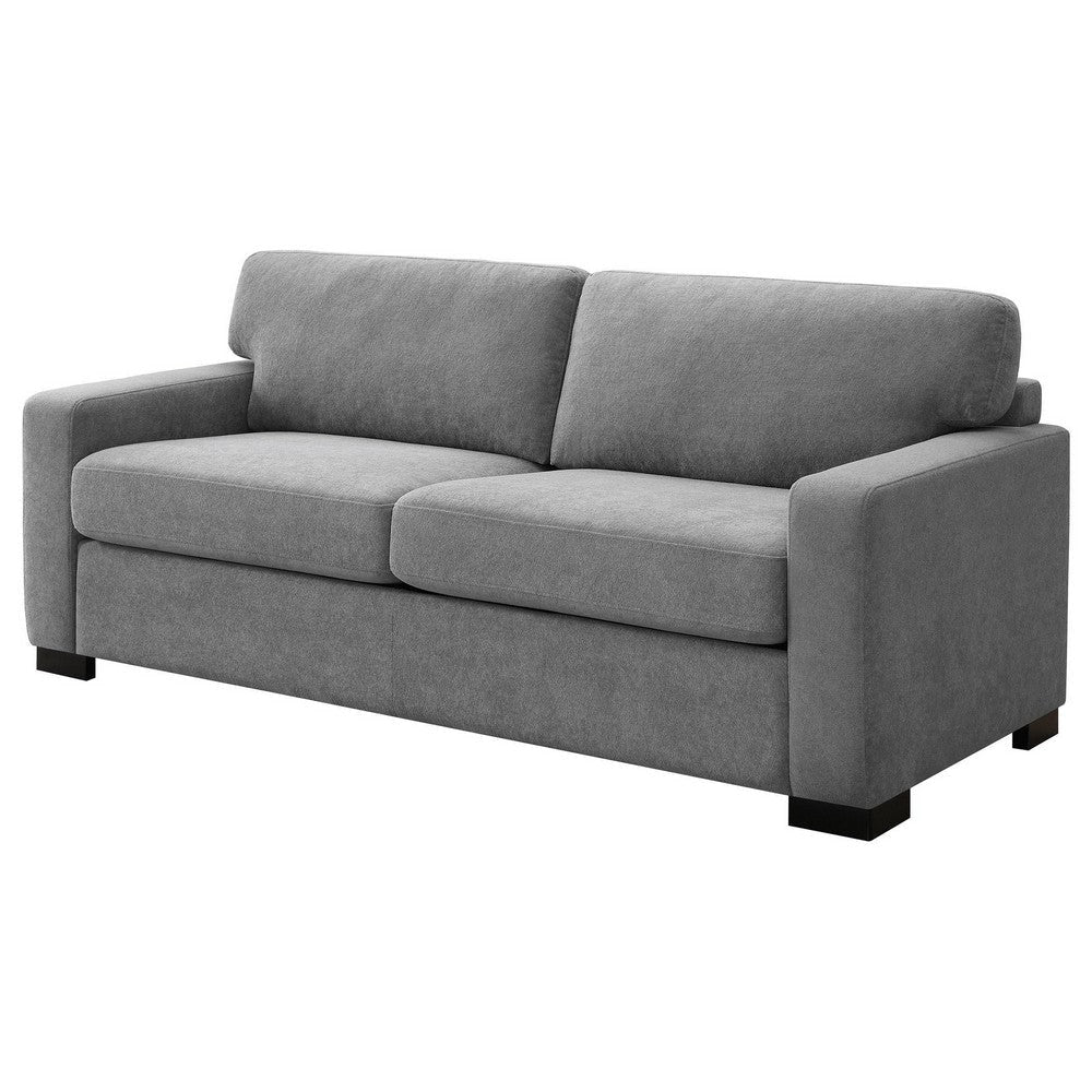 Simmi Sofa Sleeper with Queen Mattress Light Gray Fabric 82 Inch BM329668