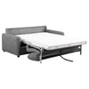 Rilia Sofa Sleeper with Queen Mattress Classic Gray Fabric 74 Inch BM329669