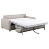 Rilia Sofa Sleeper with Queen Size Mattress Beige Fabric 74 Inch BM329670