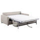 Rilia Sofa Sleeper with Queen Size Mattress Beige Fabric 74 Inch BM329670