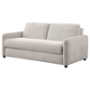 Rilia Sofa Sleeper with Queen Size Mattress Beige Fabric 74 Inch BM329670